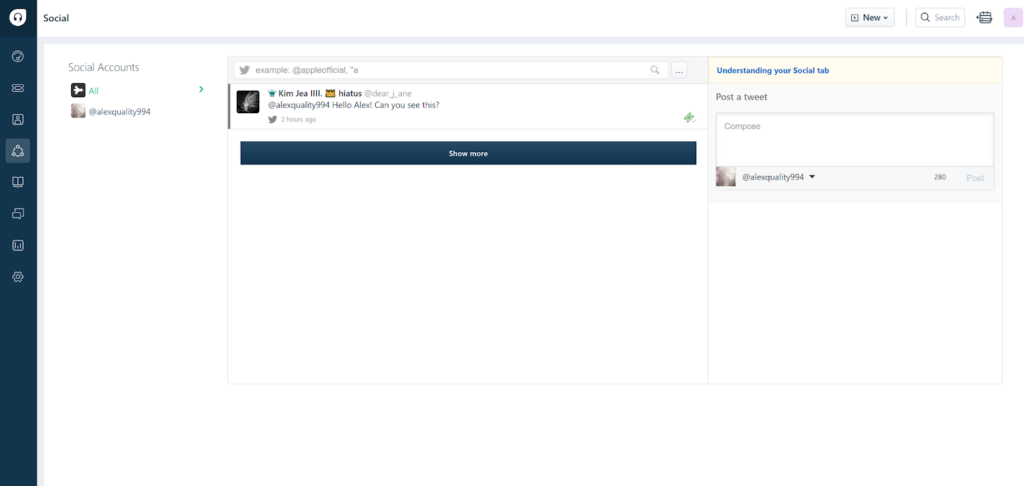 Freshdesk - Twitteri piletite ülevaade